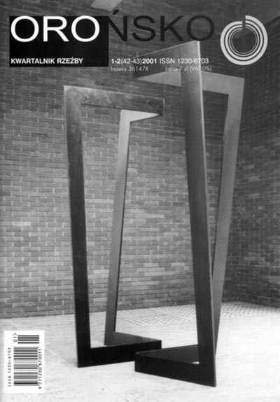 Kwartalnik Rzeźby OROŃSKO nr 1-2/2001